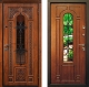 Входная металлическая Дверь Юркас Лацио с ковкой и стеклом в Электрогорске