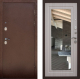 Входная металлическая Дверь Снедо Сити Эш Вайт с зеркалом в Электрогорске