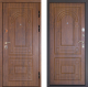 Входная металлическая Дверь (Дверной Континент) Флоренция Золотой дуб в Электрогорске