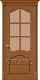 Межкомнатная дверь со стеклом Каролина (Орех) в Электрогорске
