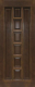 Межкомнатная дверь 11-ПГ темный лак в Электрогорске