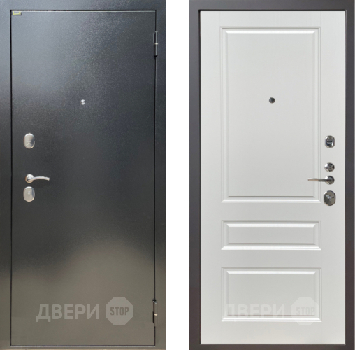 Входная металлическая Дверь Шелтер (SHELTER) Стандарт 1 Белый ясень в Электрогорске