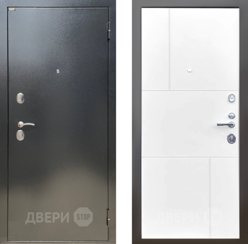 Входная металлическая Дверь Шелтер (SHELTER) Стандарт 8 Белый матовый в Электрогорске