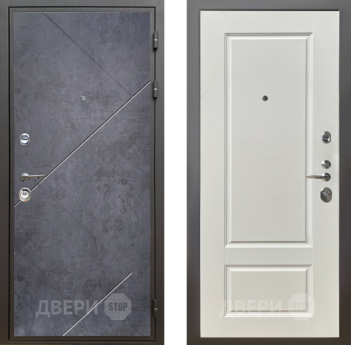 Входная металлическая Дверь Шелтер (SHELTER) Комфорт Бетон урбан индиго 5 Силк тирамиссу в Электрогорске