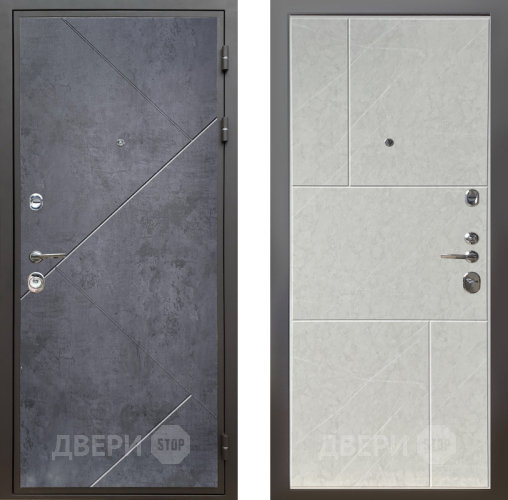 Входная металлическая Дверь Шелтер (SHELTER) Комфорт Бетон урбан индиго 9 Гранит лава лайт в Электрогорске