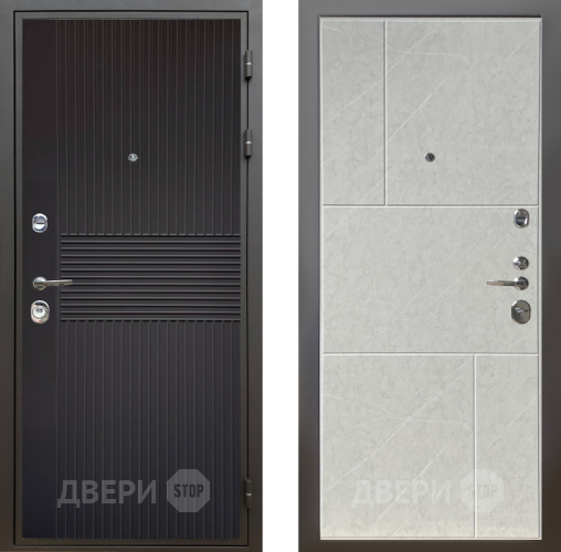 Входная металлическая Дверь Шелтер (SHELTER) Комфорт Черная шагрень 9 Гранит лава лайт в Электрогорске