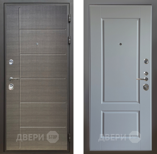 Входная металлическая Дверь Шелтер (SHELTER) Комфорт Лен сильвер 6 Силк Маус в Электрогорске