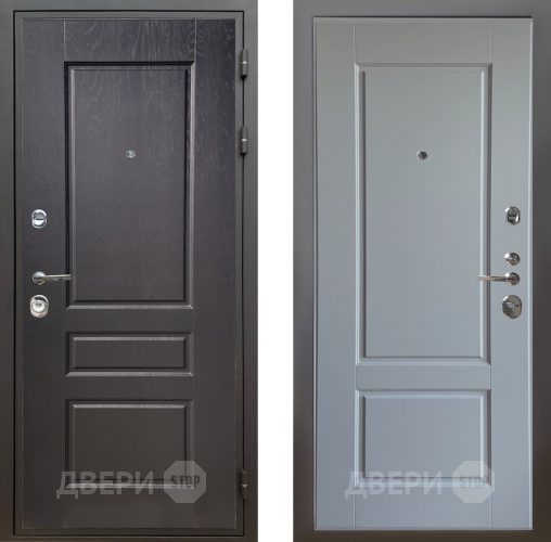 Входная металлическая Дверь Шелтер (SHELTER) Комфорт Дуб английский 6 Силк Маус в Электрогорске