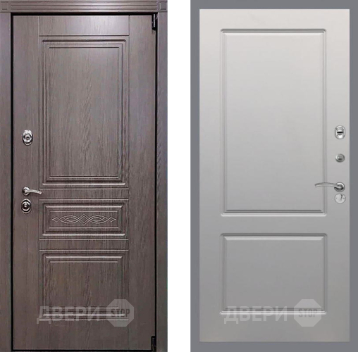 Входная металлическая Дверь Рекс (REX) Пренмиум-S FL-117 Грей софт в Электрогорске