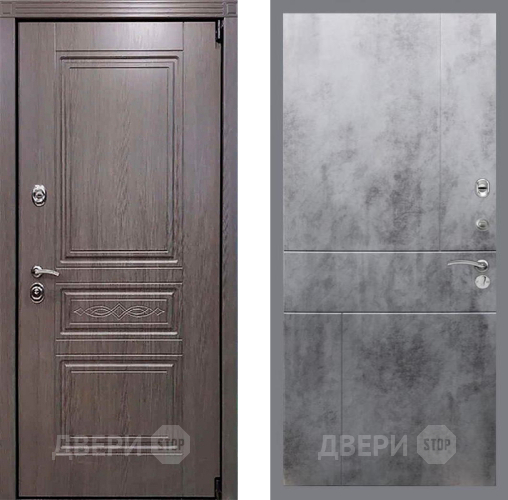 Входная металлическая Дверь Рекс (REX) Пренмиум-S FL-290 Бетон темный в Электрогорске
