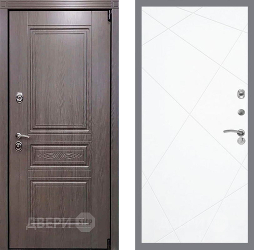 Входная металлическая Дверь Рекс (REX) Пренмиум-S FL-291 Силк Сноу в Электрогорске