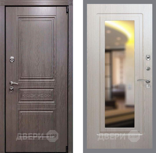 Входная металлическая Дверь Рекс (REX) Пренмиум-S FLZ-120 Беленый дуб в Электрогорске