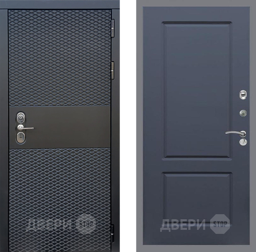 Входная металлическая Дверь Стоп БЛЭК CISA ФЛ-117 Силк титан в Электрогорске