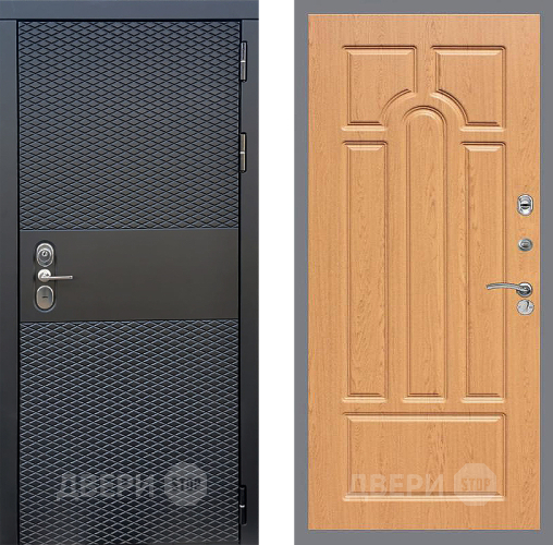 Входная металлическая Дверь Стоп БЛЭК CISA ФЛ-58 Дуб в Электрогорске