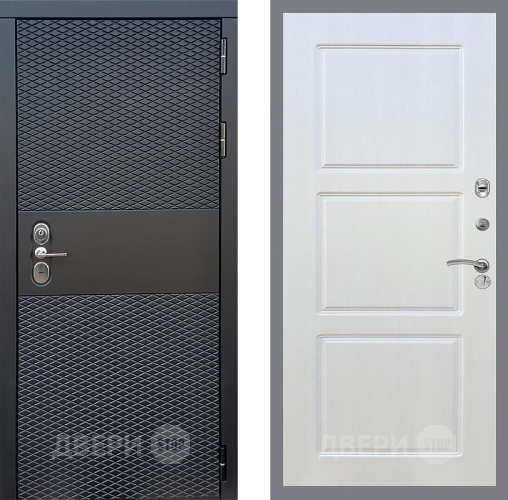 Входная металлическая Дверь Стоп БЛЭК CISA ФЛ-3 Лиственница беж в Электрогорске