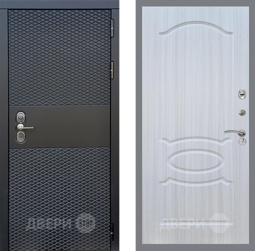 Входная металлическая Дверь Стоп БЛЭК CISA ФЛ-128 Сандал белый в Электрогорске