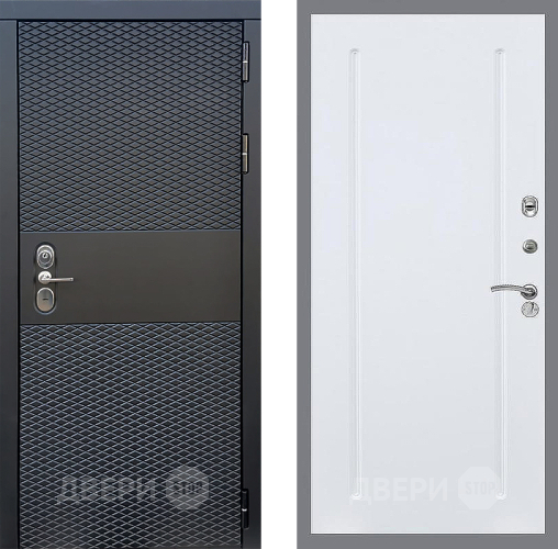 Входная металлическая Дверь Стоп БЛЭК CISA ФЛ-68 Силк Сноу в Электрогорске