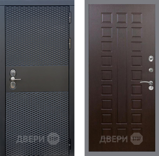 Входная металлическая Дверь Стоп БЛЭК CISA ФЛ-183 Венге в Электрогорске