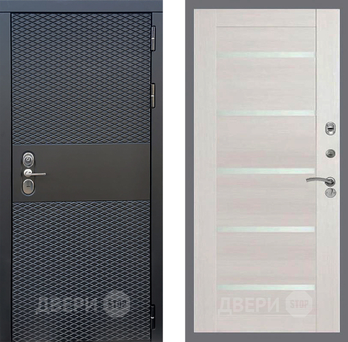 Входная металлическая Дверь Стоп БЛЭК CISA СБ-14 Лиственница беж в Электрогорске