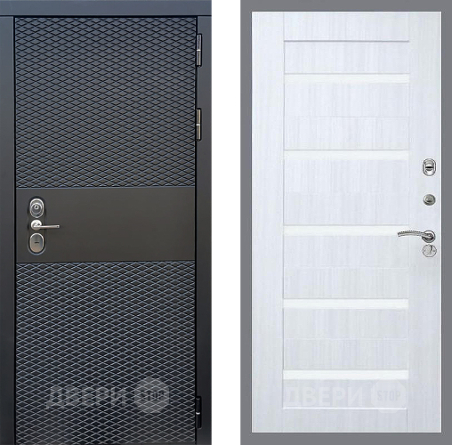 Входная металлическая Дверь Стоп БЛЭК CISA СБ-14 Сандал белый в Электрогорске