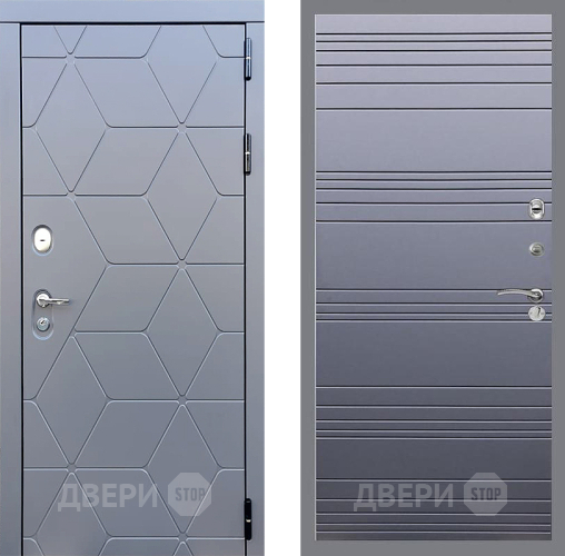 Дверь Стоп КОСМО Лайн Силк титан в Электрогорске