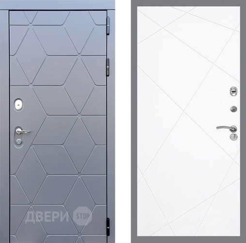 Входная металлическая Дверь Стоп КОСМО ФЛ-291 Силк Сноу в Электрогорске