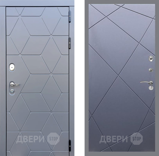Входная металлическая Дверь Стоп КОСМО ФЛ-291 Силк титан в Электрогорске
