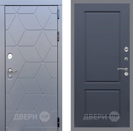 Входная металлическая Дверь Стоп КОСМО ФЛ-117 Силк титан в Электрогорске