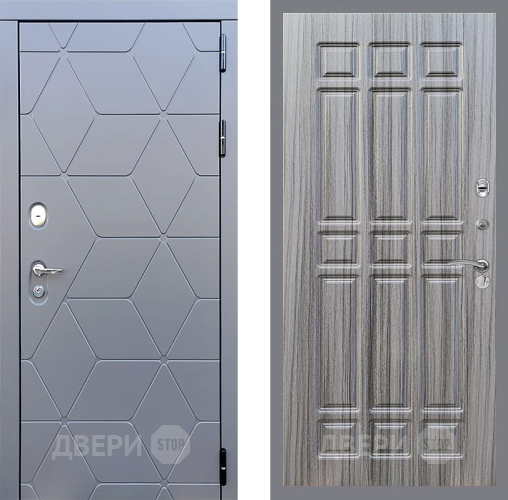 Входная металлическая Дверь Стоп КОСМО ФЛ-33 Сандал грей в Электрогорске