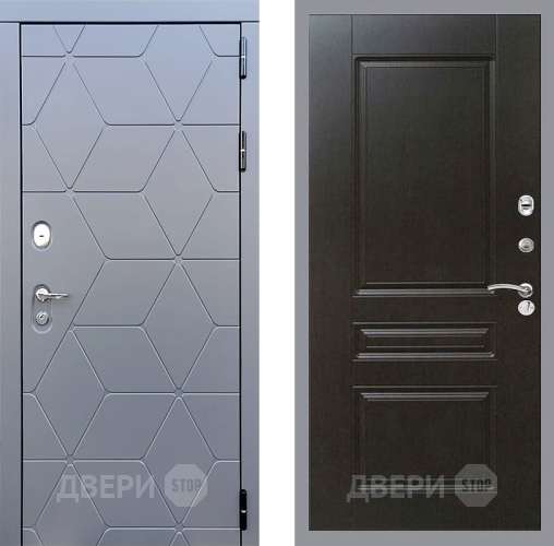 Входная металлическая Дверь Стоп КОСМО ФЛ-243 Венге в Электрогорске