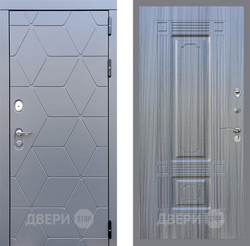 Входная металлическая Дверь Стоп КОСМО ФЛ-2 Сандал грей в Электрогорске
