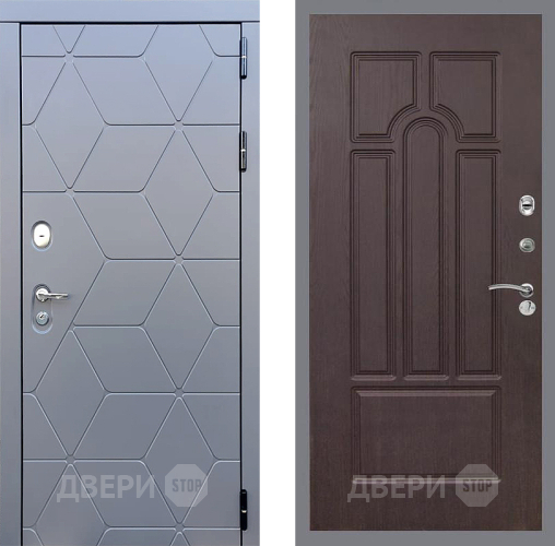 Входная металлическая Дверь Стоп КОСМО ФЛ-58 Венге в Электрогорске