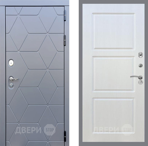 Входная металлическая Дверь Стоп КОСМО ФЛ-3 Лиственница беж в Электрогорске