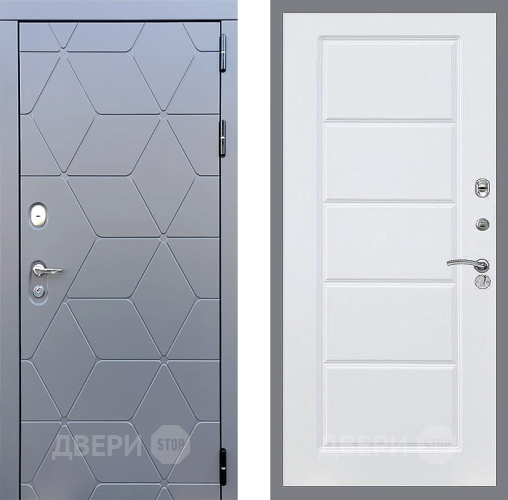 Входная металлическая Дверь Стоп КОСМО ФЛ-39 Силк Сноу в Электрогорске