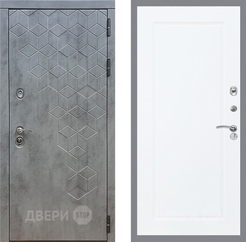 Входная металлическая Дверь Стоп БЕТОН ФЛ-119 Силк Сноу в Электрогорске