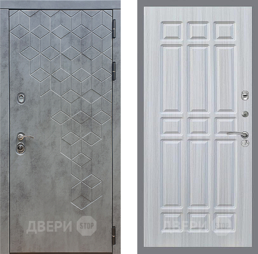 Входная металлическая Дверь Стоп БЕТОН ФЛ-33 Сандал белый в Электрогорске