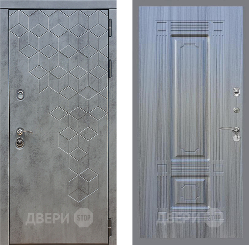 Входная металлическая Дверь Стоп БЕТОН ФЛ-2 Сандал грей в Электрогорске