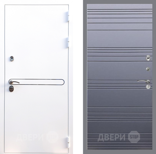 Дверь Стоп Лайн Вайт Лайн Силк титан в Электрогорске