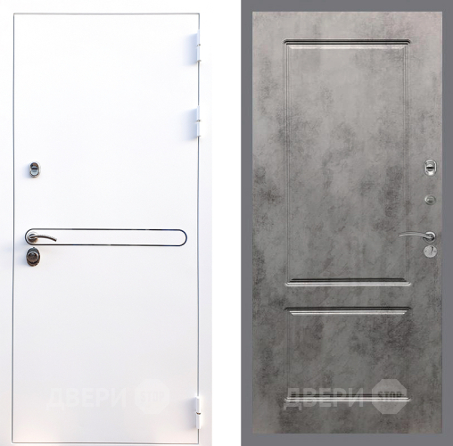 Дверь Стоп Лайн Вайт ФЛ-117 Бетон темный в Электрогорске