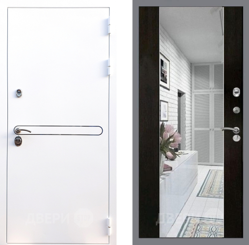 Дверь Стоп Лайн Вайт Зеркало СБ-16 Венге в Электрогорске