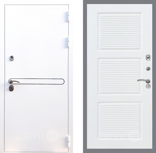 Входная металлическая Дверь Стоп Лайн Вайт ФЛ-1 Силк Сноу в Электрогорске