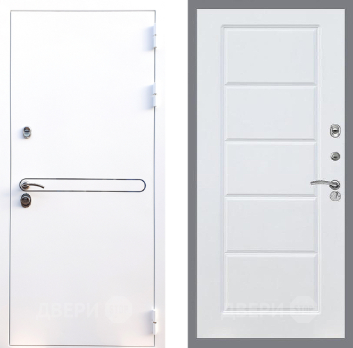 Входная металлическая Дверь Стоп Лайн Вайт ФЛ-39 Силк Сноу в Электрогорске