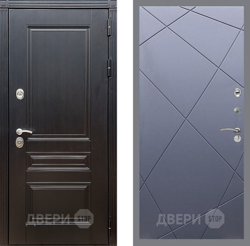 Входная металлическая Дверь Стоп МЕГАПОЛИС ФЛ-291 Силк титан в Электрогорске