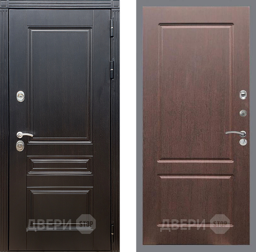 Входная металлическая Дверь Стоп МЕГАПОЛИС ФЛ-117 Орех премиум в Электрогорске