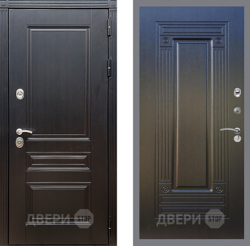 Входная металлическая Дверь Стоп МЕГАПОЛИС ФЛ-4 Венге в Электрогорске