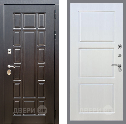 Входная металлическая Дверь Стоп НЬЮ ЙОРК ФЛ-3 Лиственница беж в Электрогорске