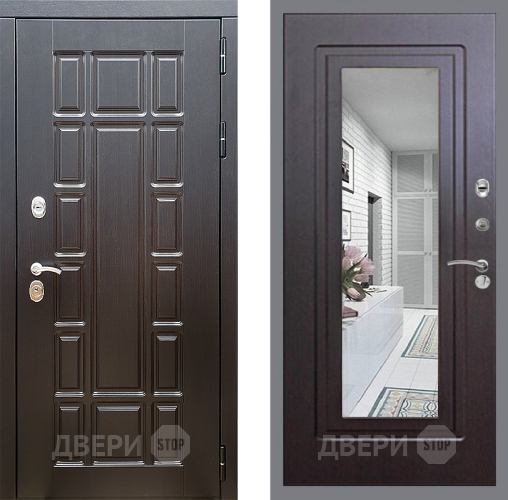 Дверь Стоп НЬЮ ЙОРК Зеркало ФЛ-120 Венге в Электрогорске
