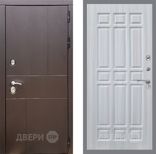 Входная металлическая Дверь Стоп УРБАН ФЛ-33 Сандал белый в Электрогорске