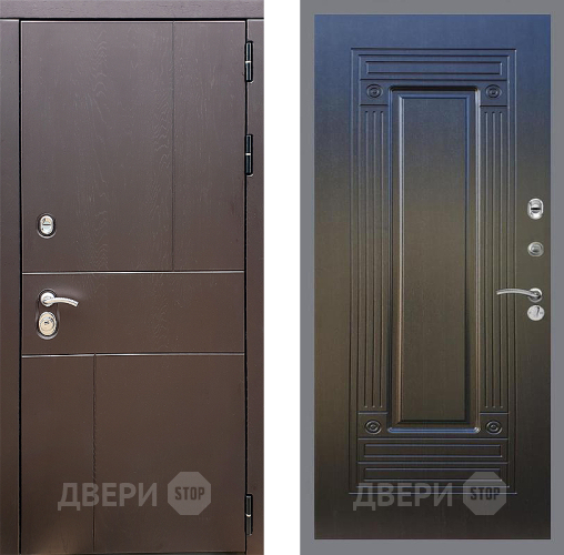 Входная металлическая Дверь Стоп УРБАН ФЛ-4 Венге в Электрогорске