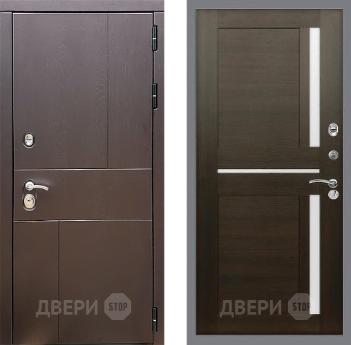 Входная металлическая Дверь Стоп УРБАН СБ-18 Венге в Электрогорске